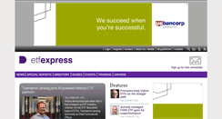 Desktop Screenshot of etfexpress.com