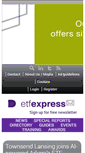 Mobile Screenshot of etfexpress.com
